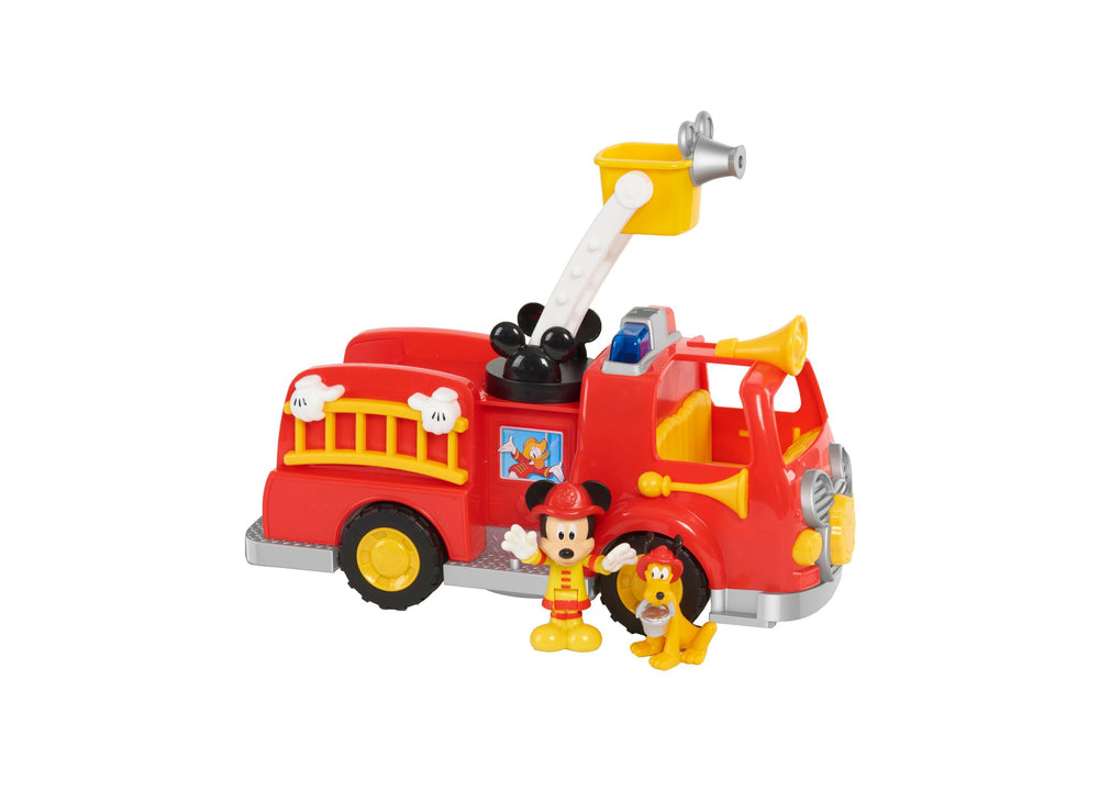 Disney Mickey Mouse Clubhouse Fire Engine with Mickey and Pluto Figures